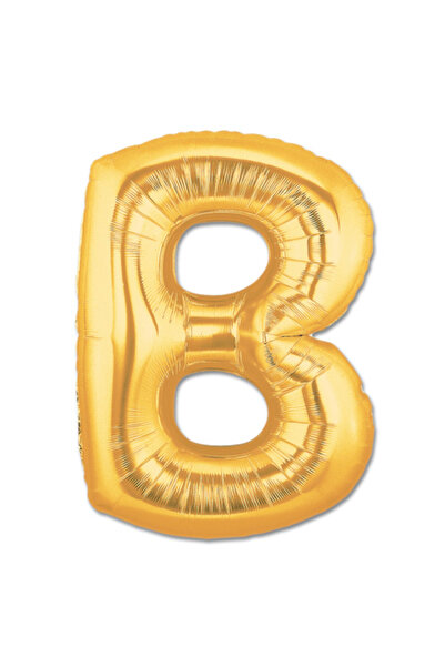 Skygo Letter B Foil Balloon Gold Color 40 Inches
