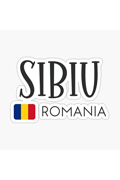 TSC سيبيو - ملصق رومانيا للسيارة على الحائط بحجم 19 سم