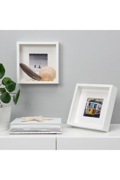IKEA SANNAHED Frame, white, 25 x 25 cm