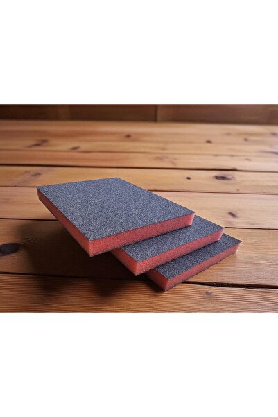 Ambalage Çift Taraflı Sünger Zımpara Ahşap, Mobilya, Seramik Far Ve Hobi İçin Süper Yumuşak 180 Kum(1 Adet)