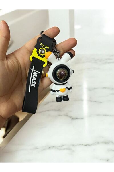 EyER Shoping Breloc astronaut de calitate VIP galben