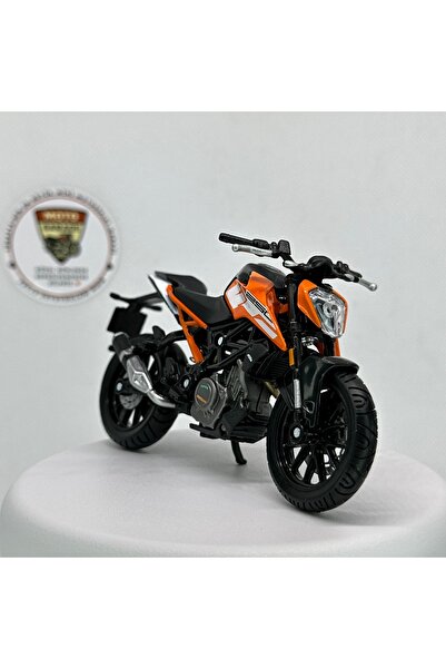 BBURAGO KTM Duke 250 1:18 Diecast Metal Model Motosiklet – Lisanslı Maisto