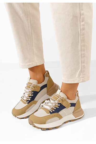 B T Shoes Béžové dámské tenisky Azuria S