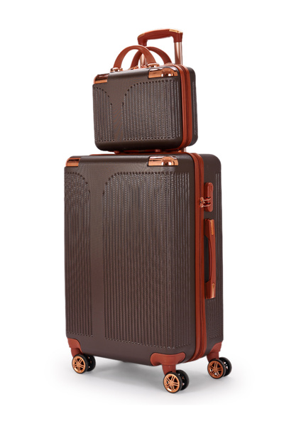 LİMRA 5-piece luggage set with 4 wheels, solid and modern design