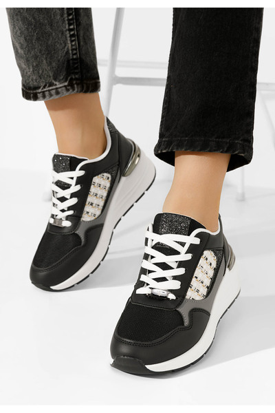 B T Shoes Sneakers με πλατφόρμα Brynda μαύρα