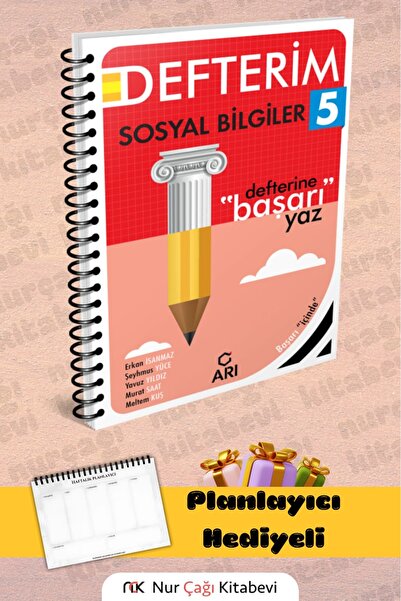Arı Yayıncılık 5. Sınıf Sosyal Bilgiler Defterim