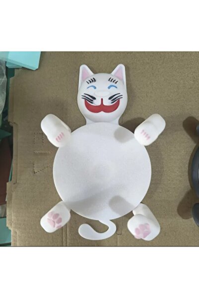 esdekor White Creative Home Cat Pad,For Home Living Room Coffee Table