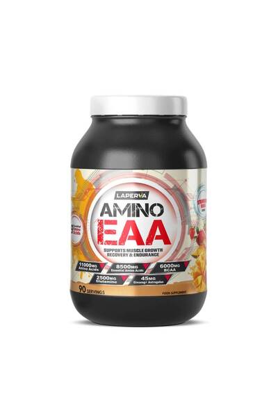 Laperva Amino EAA, Strawberry Mango, 90 Servings, Complete Amino Support, High BCAA Content