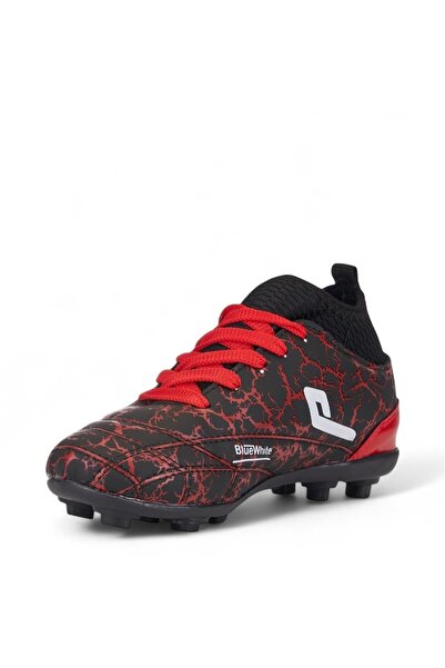 Callibron Erkek Çocuk Krampon Boğazlı Çoraplı Halı Saha Futbol Spor Ayakkabı