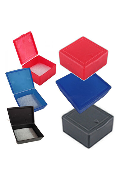 ÇUKUROVA ÜTÜ علبة كوينتر جولد كاستم، 100 قطعة، علبة بلاستيكية مع إسفنجة، أزرق...