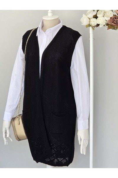 ENDAMIM 3 Pieces Thin Knitted Mom Vest