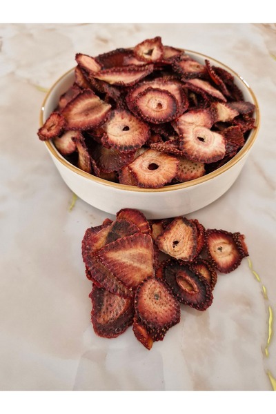 shaymia natural Strawberry Chips-Healthy Snack-No Added Sugar-50 Gr