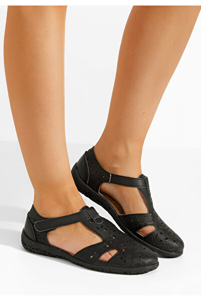 B T Shoes Černé dámské baleríny Naturala Mihely