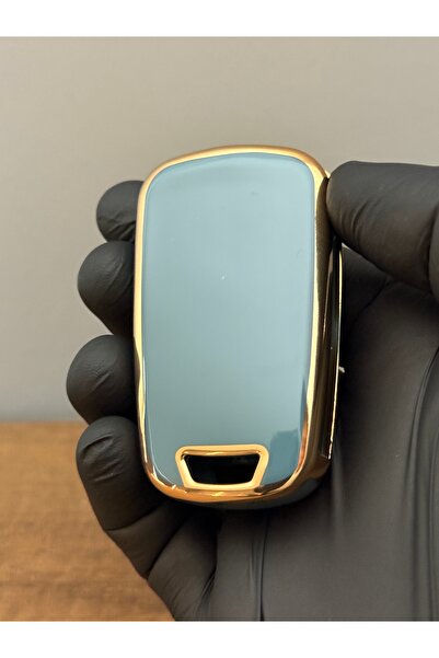 Mavi Keys Husă din silicon pentru telecomandă Opel Astra J, Insignia, Vauxhall, Chevrolet Cruze cu 3 butoane - Culoare gri