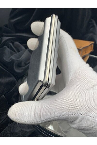 anonim Gümüş Renk Metal 20 Adet Saklama Kapasiteli SGRA Tabakası