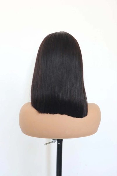Bella Natural Hair Wig 12 Inches HD Front Roots