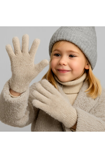 ZERAMİNE Mănuși de pluș pentru copii 4-9 ani