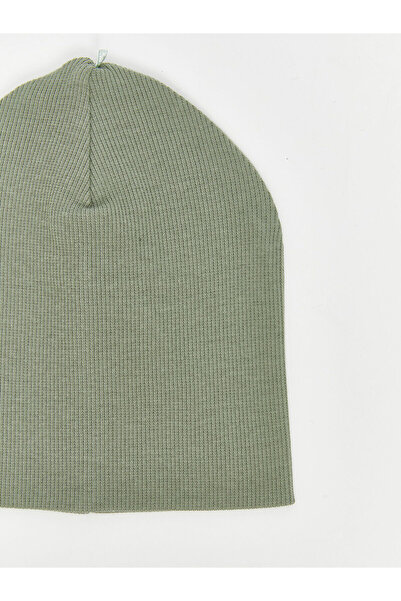 LC Waikiki Kahverengi Nakışlı Erkek Bebek Bere 2'li