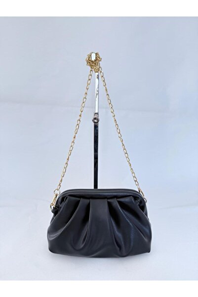 melecco Geantă de umăr și portofoliu pentru femei – cu curea tip lanț, design...