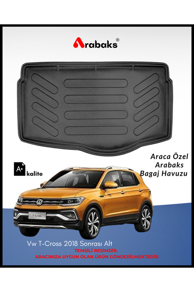 Arabaks Vw T-Cross 2018 Sonrası Alt Bagaj Havuzu (A+ Kalite)