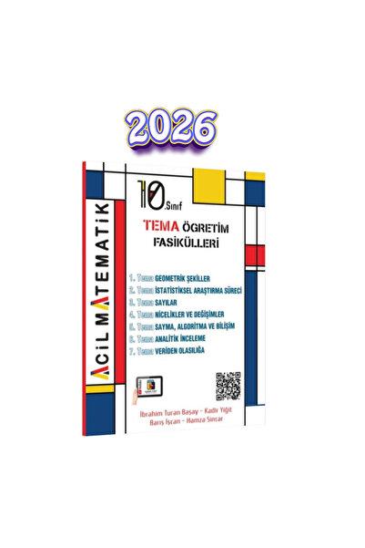 Acil Yayınları 2026 Acil Yayınları 10. Sınıf Acil Matematik Tema Öğretim Fasi...
