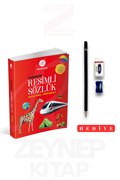 Redhouse Yayınları İlköğretim Resimli İngilizce Sözlük 2025-26 (Kalem Seti He...
