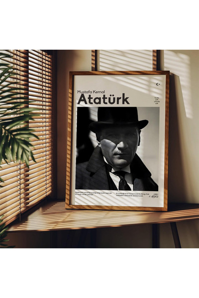 woodhomeworks One Piece Living Room Office Decor Table Mustafa Kemal Atatürk