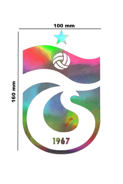 meristeed TS Takım Logo Tasarımlı Renk Değiştiren Hologram Sticker – Araba, K...
