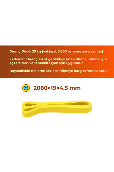 Spall Tpe Resistance Rubber - Resistance Band 25 kg