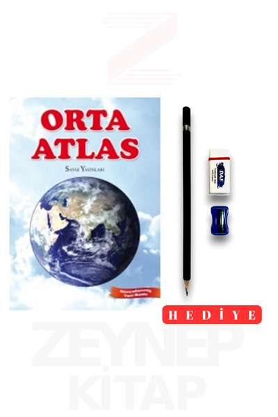 Ema Kitap Orta Atlas (Kalem Seti Hediyeli)