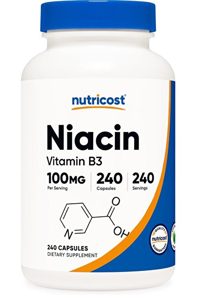 Nutricost Niacin (Vitamin B3) Supplement – Supports Energy & Metabolism