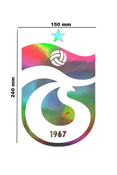 meristeed ملصق ثلاثي الأبعاد متغير اللون مع تصميم شعار TS Team - للسيارات وال...