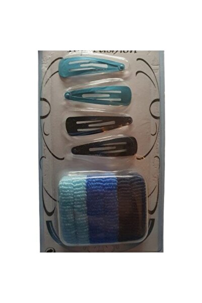 OEM Set 10 agrafe de par, albastre