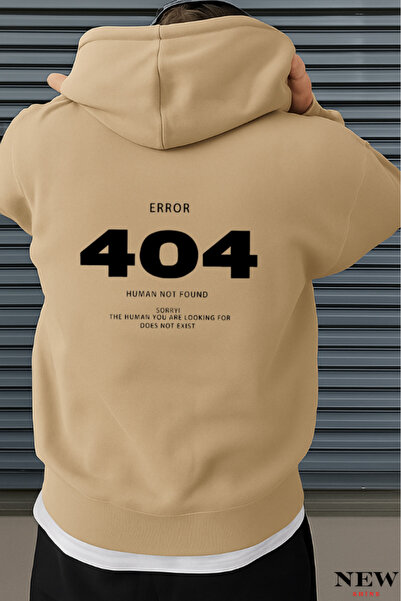 New Shine Error 404 Not Found Printed Sweatshirt