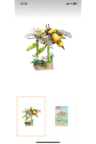 Toys Block Flower and Bee 166 Pieces