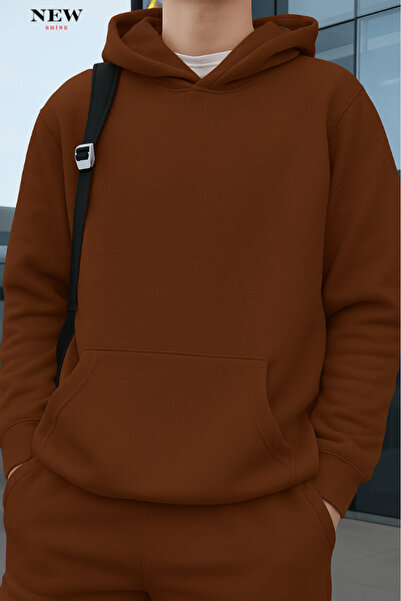 New Shine سويت شيرت بقلنسوة للجنسين