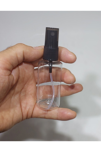 Paradise 10 Adet Boş Şişe Spreyli Kolonya Şişesi Doldurulabilir Cep Plastik P...