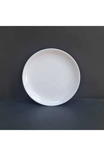 GuvenliPazar 4 Adet Standart Düz Melamin Tatlı & Yemek Servis Tabağı 25 cm - ...