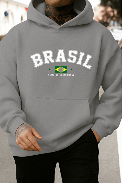 New Shine Hanorac imprimat Brasıl