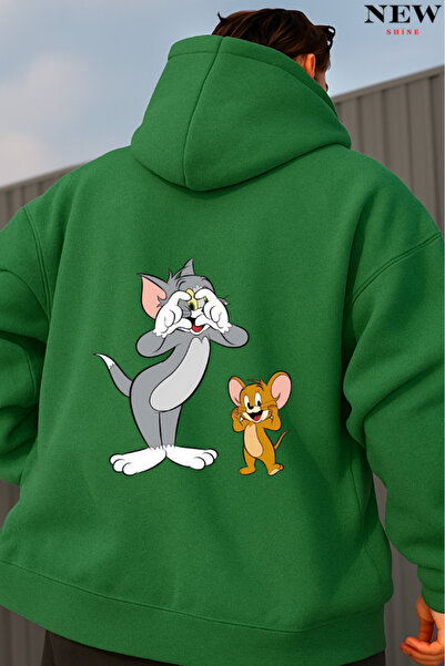 New Shine سويت شيرت بطبعة توم وجيري