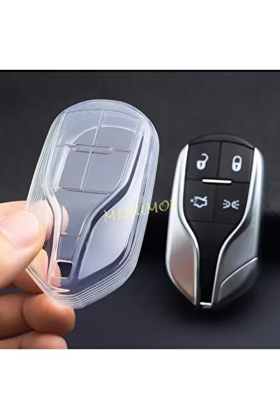 AYCANSTORE Husă pentru telecomandă pentru chei Maserati, transparentă