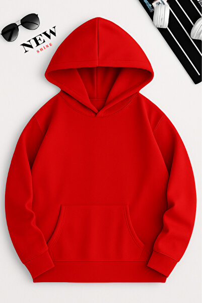 New Shine سويت شيرت بقلنسوة للجنسين