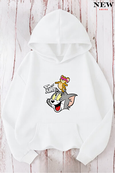 New Shine Hanorac cu imprimeu Tom și Jerry