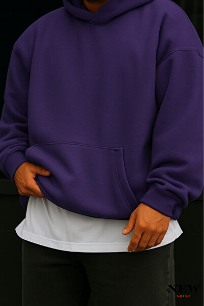 New Shine سويت شيرت بقلنسوة للجنسين