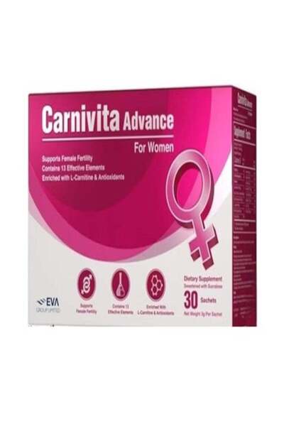 Pharma إيفا كارنيفيتا أدفانس للنساء 30 كيسًا