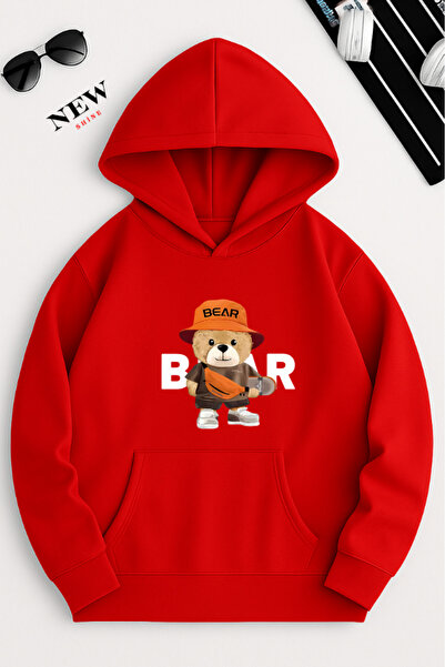 New Shine Bear Printed Sweatshirt