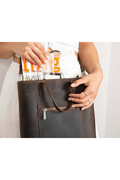 BloominBag Bloomtote Valetto Sienna Genuine Leather Shoulder Bag / Tote Bag