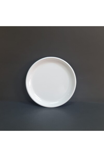 GuvenliPazar 4 Adet Kırılmaz Melamin Düz Tatlı & Yemek Servis Tabağı 17 cm - ...