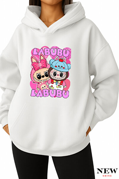 New Shine Labubu Printed Sweatshirt