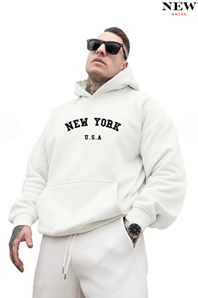 New Shine Φούτερ με στάμπα Νέας Υόρκης ΗΠΑ